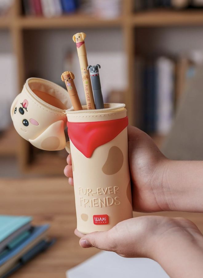 Legami Kawaii - 2 in 1 pencil case Golden