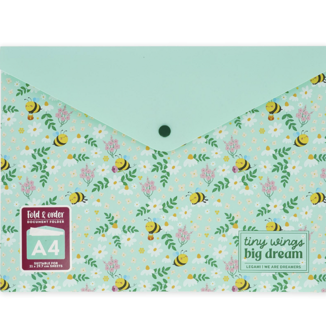 Legami Fold & order - Document folder Bee