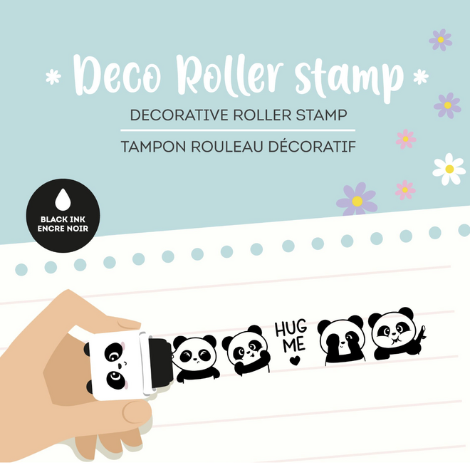 Legami Deco roller stamp Panda