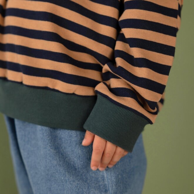 Nixnut - Rel sweater Navy stripe