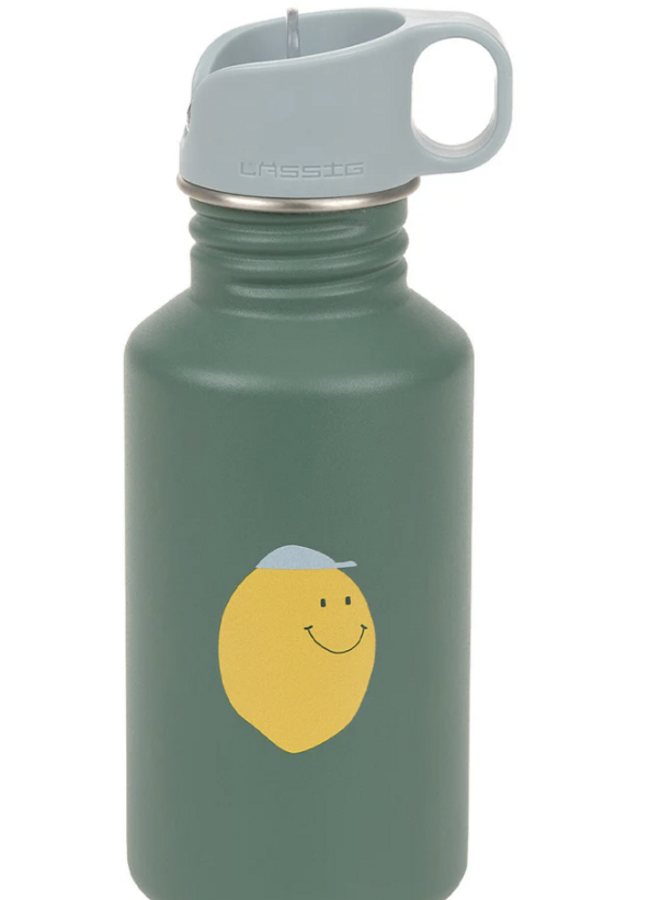 Lässig - Bottle Stainless Steel Happy Fruits Lemon