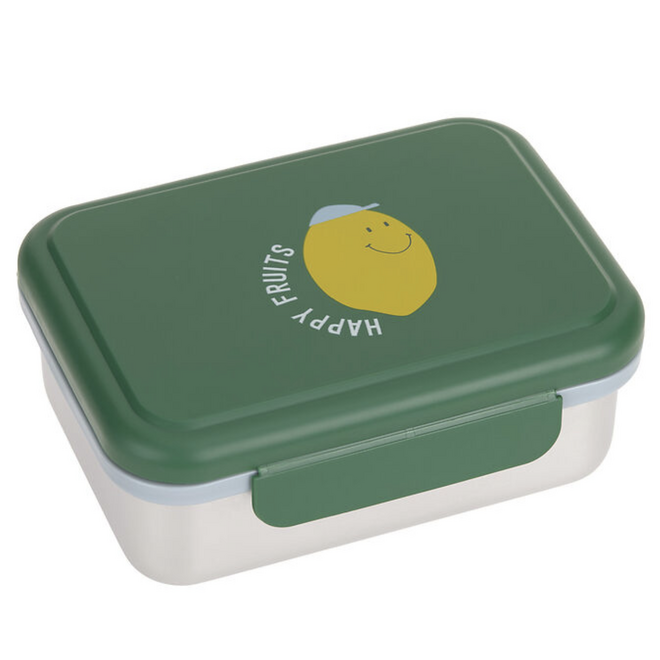 Lässig - Lunchbox Stainless Steel Happy Fruits  Lemon