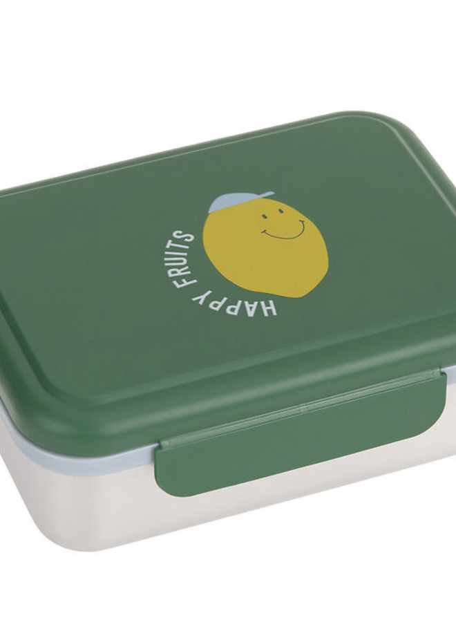 Lässig - Lunchbox Stainless Steel Happy Fruits Lemon