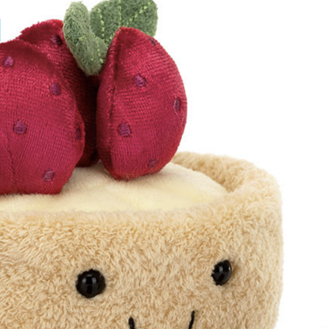 Jellycat - Amuseables Fleurette Tarte Aux Fraises