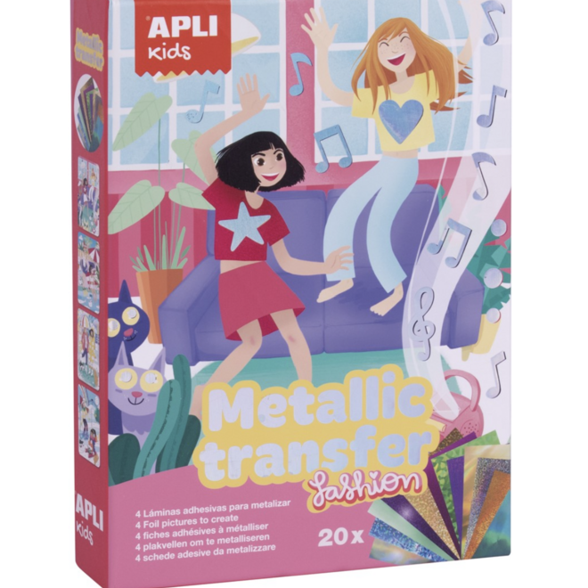APLI - Set Mode Metallic Transfer 4 stuks