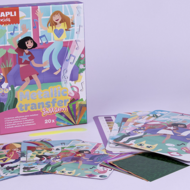 APLI - Set Mode Metallic Transfer 4 stuks