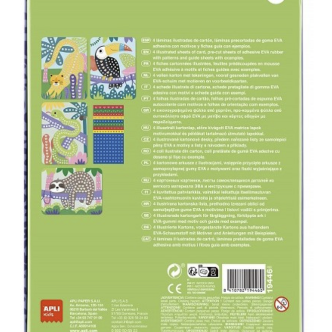 APLI - Set Mozaiek Bedrukte Jungle
