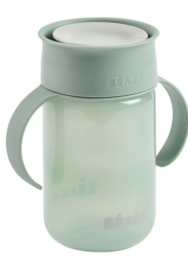 Béaba - Leerbeker 360° sage green