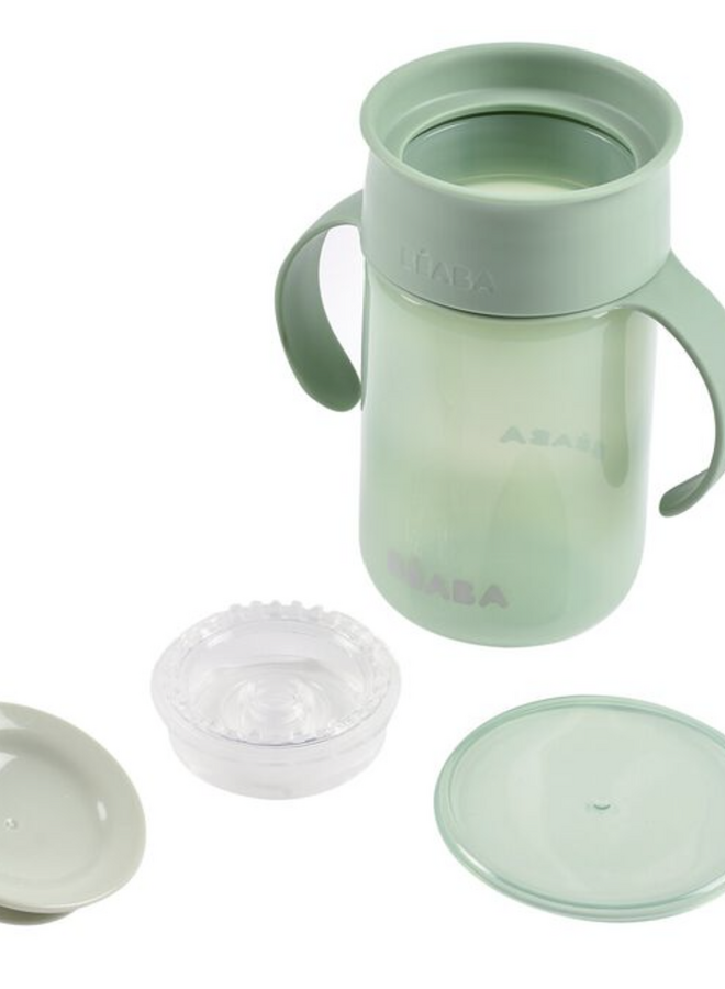 Béaba - Leerbeker 360° sage green