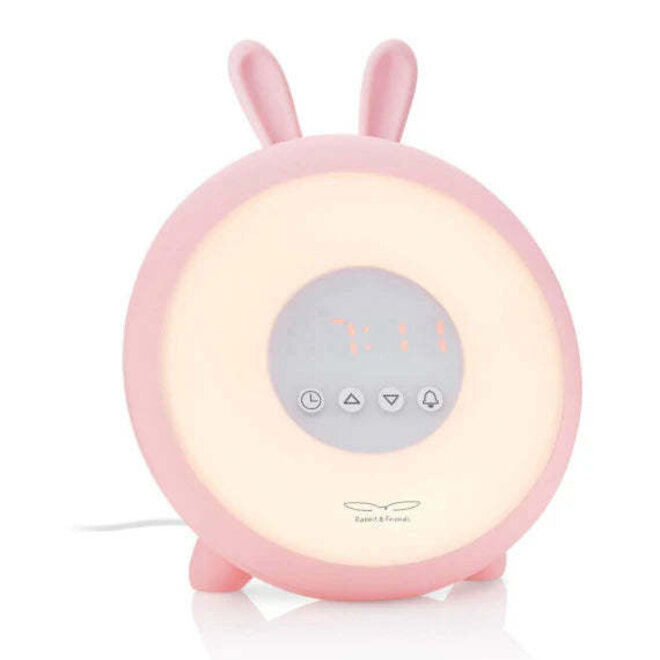 Rabbit & Friends - Rabbit Wake Up Lamp with Alarm Clock Pink