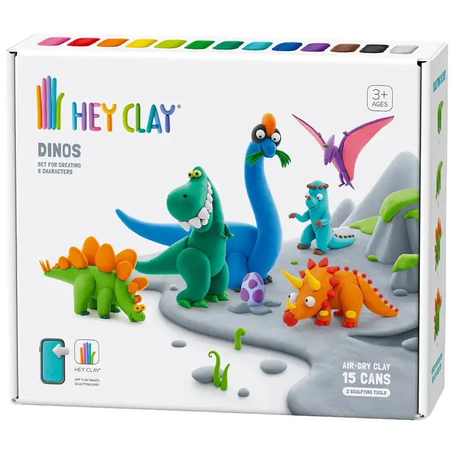 Hey clay - Dinos (15 cans)