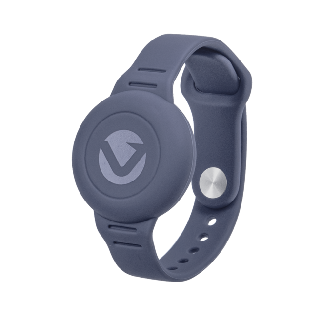 Volkano Polsband voor Air Tag trace Navy Blue