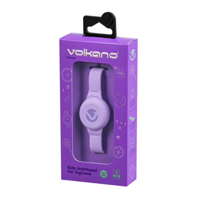 Volkano Wristband for Tag trace Purple