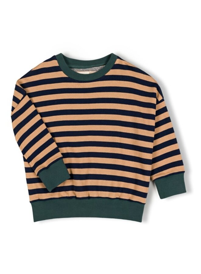Nixnut - Rel sweater Navy stripe
