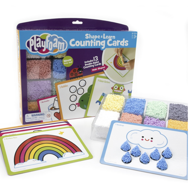 Learning Resources - Playfoam® Shape & Learn Counting Cards