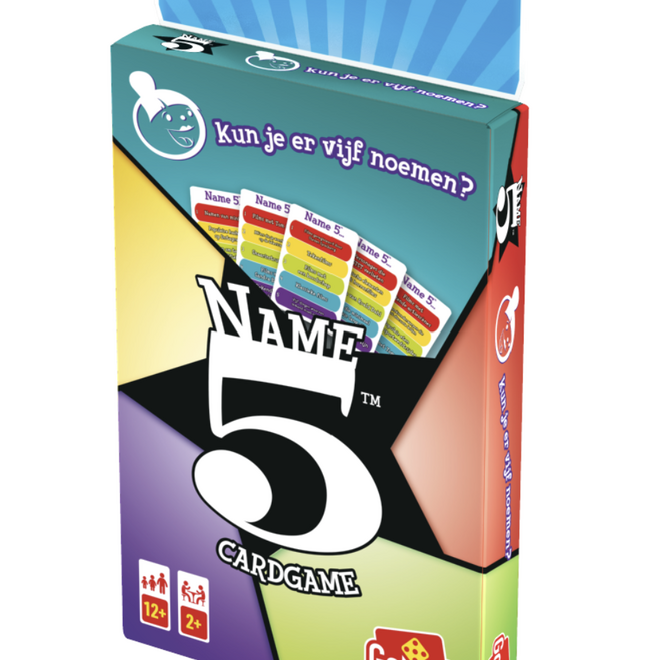 Goliath - Name 5 NL cardgame NL