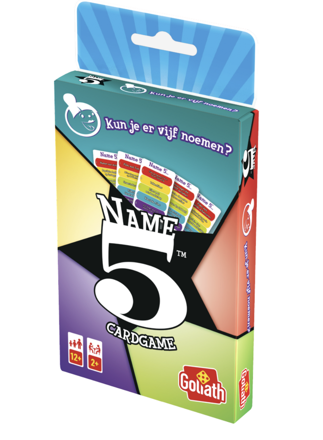 Goliath - Name 5 NL cardgame NL