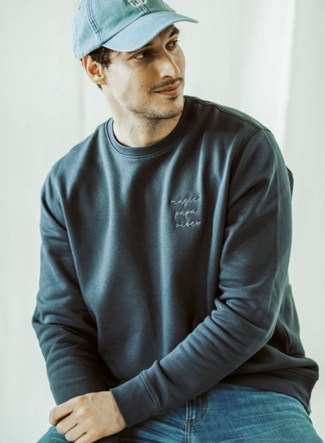Elle and Rapha - Sweater PAPA graphite grey