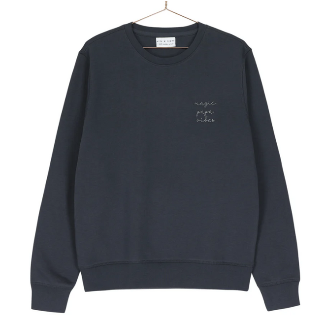 Elle and Rapha - Sweater PAPA graphite grey