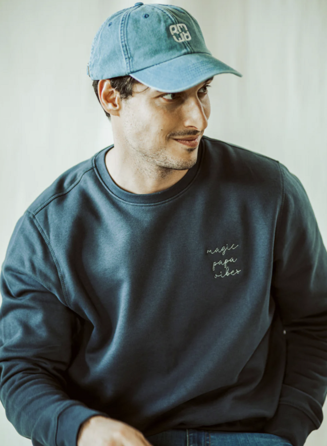 Elle and Rapha - Sweater PAPA graphite grey