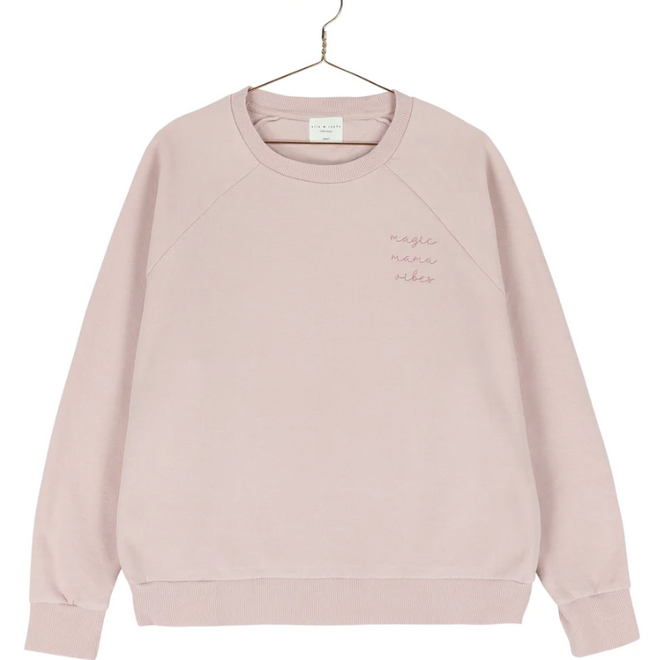 Elle and Rapha - Sweater MAMA classic fit Pearl rose