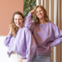 Elle and Rapha - Sweater MAMA loose fit Fresh lavender