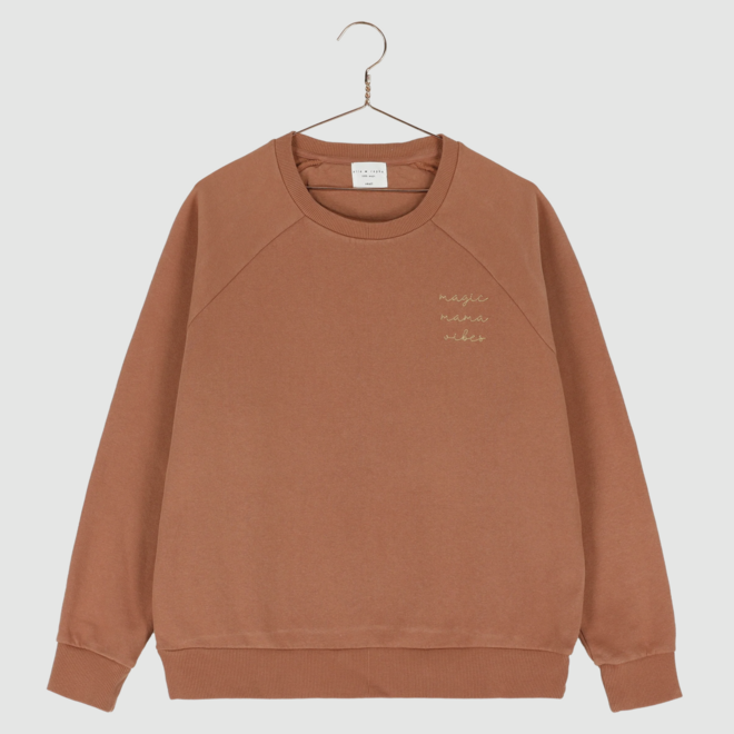 Elle and Rapha - Sweater MAMA classic fit Brick