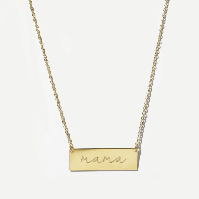 Elle and Rapha - Necklace MAMA 18kt gold plated