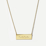 Elle and Rapha - Necklace MAMA 18kt gold plated