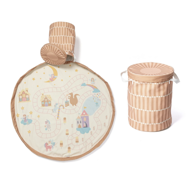Play & Go - 2-in-1 speelkleed & opbergmand - Fairyworld