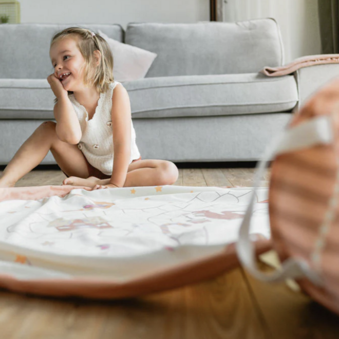 Play & Go - 2-in-1 speelkleed & opbergmand - Fairyworld