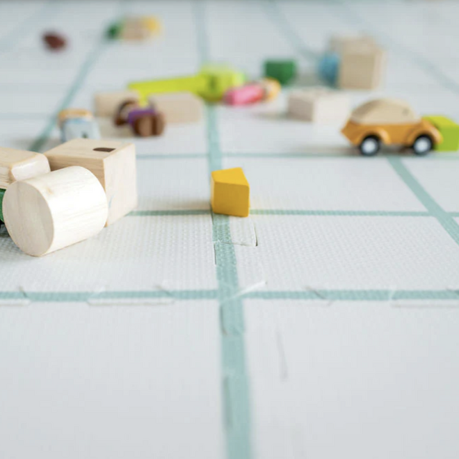 Play & Go - Puzzlemat, storage box & mini house - Hopscotch