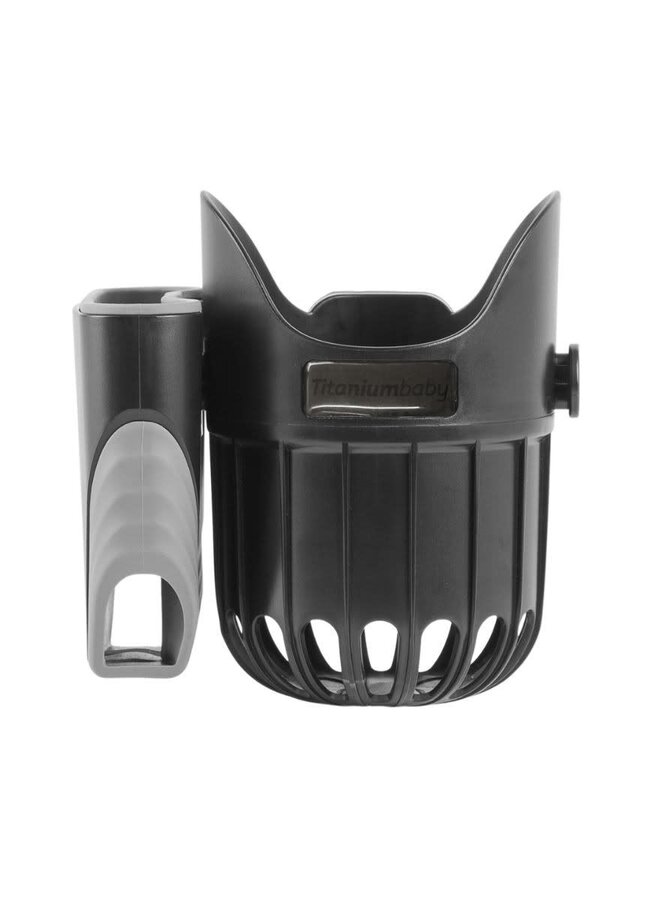 Titaniumbaby - 2 in 1 telefoon- & bekerhouder + antislip & velcro