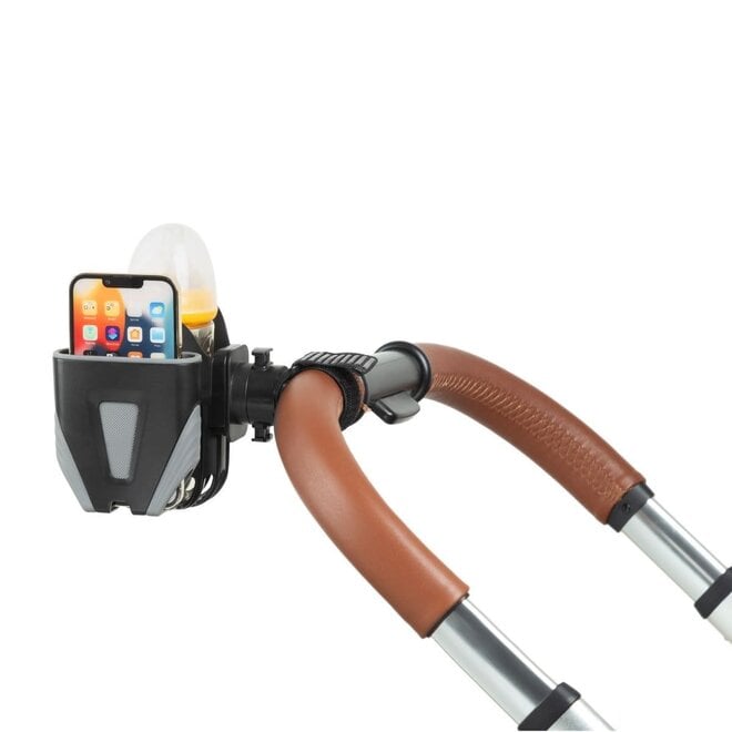 Titaniumbaby - 2 in 1 telefoon- & bekerhouder (antislip & velcro)