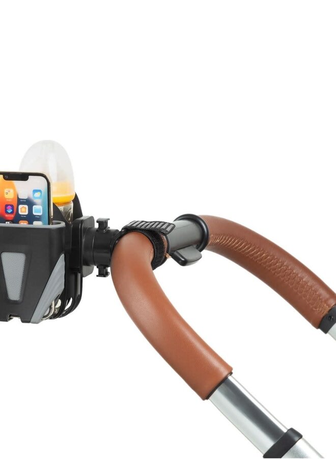 Titaniumbaby - 2 in 1 telefoon- & bekerhouder + antislip & velcro