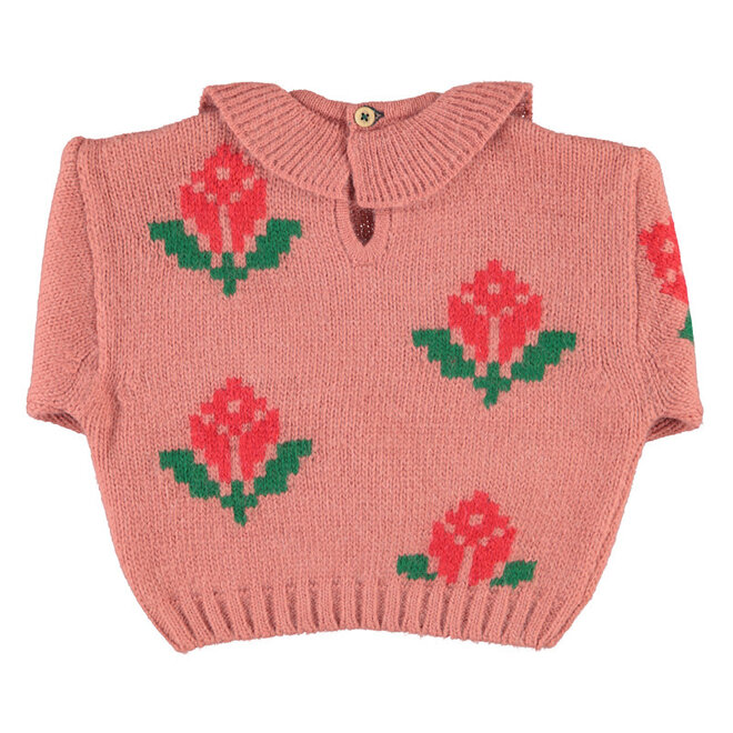 Piupiuchick - Jacquard sweater collar