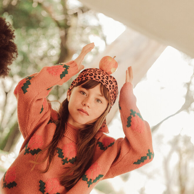 Piupiuchick - Jacquard sweater collar