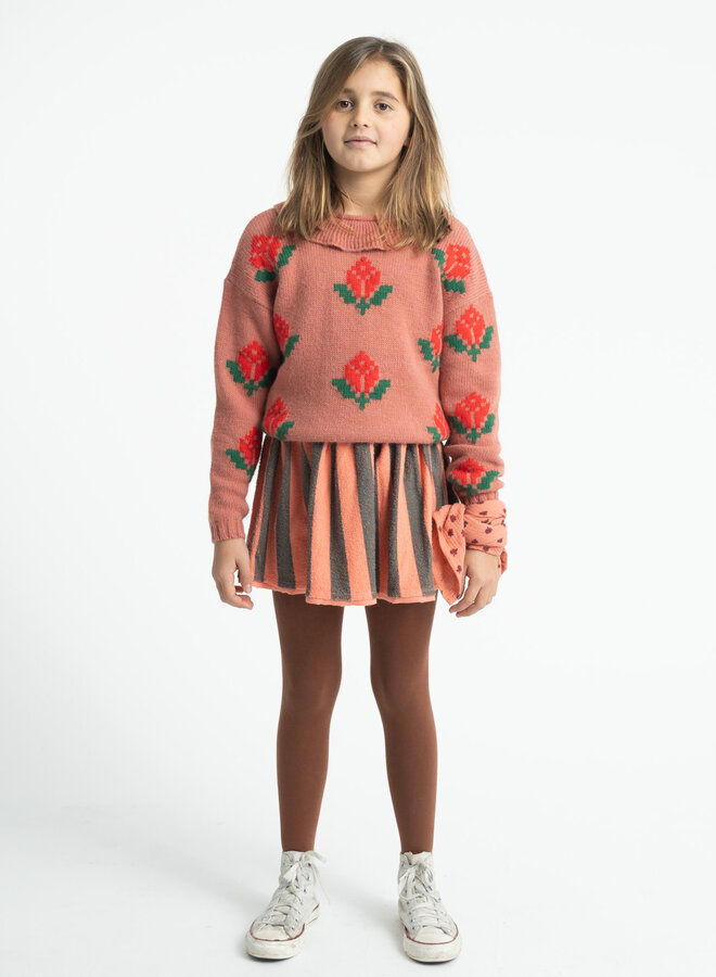 Piupiuchick - Jacquard sweater collar