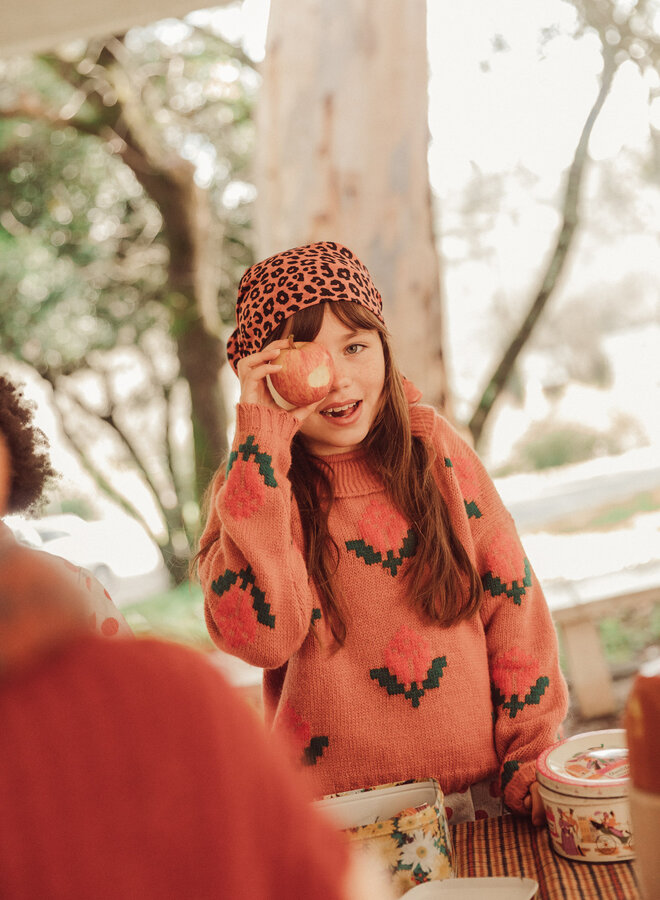 Piupiuchick - Jacquard sweater collar