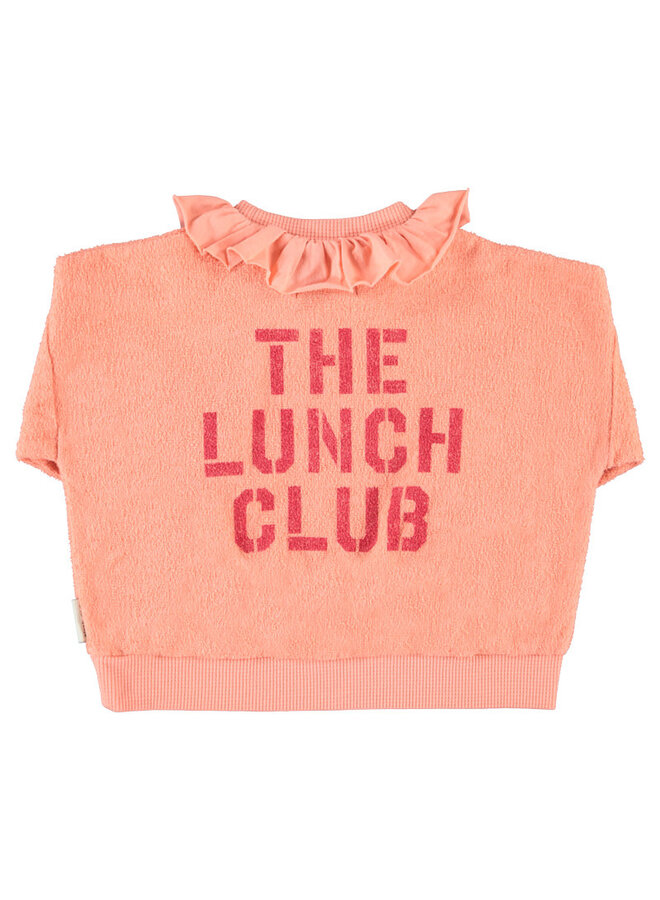 Piupiuchick - Sweatshirt collar - Pink apple print