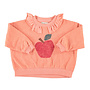Piupiuchick - Sweatshirt collar - Pink apple print