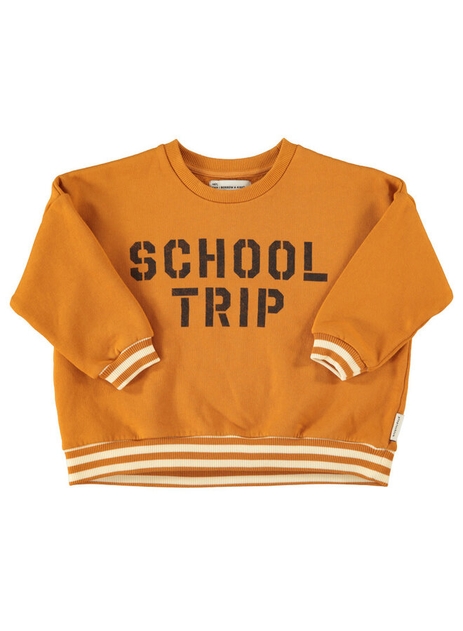 Piupiuchick - Sweatshirt camel "school trip"