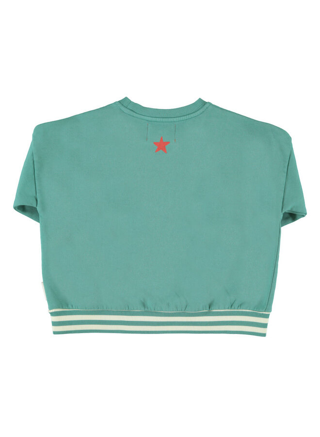 Piupiuchick - Sweatshirt green "here we go"