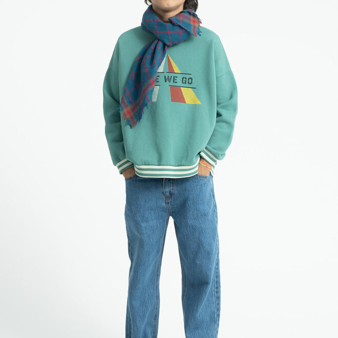 Piupiuchick - Sweatshirt green "here we go"