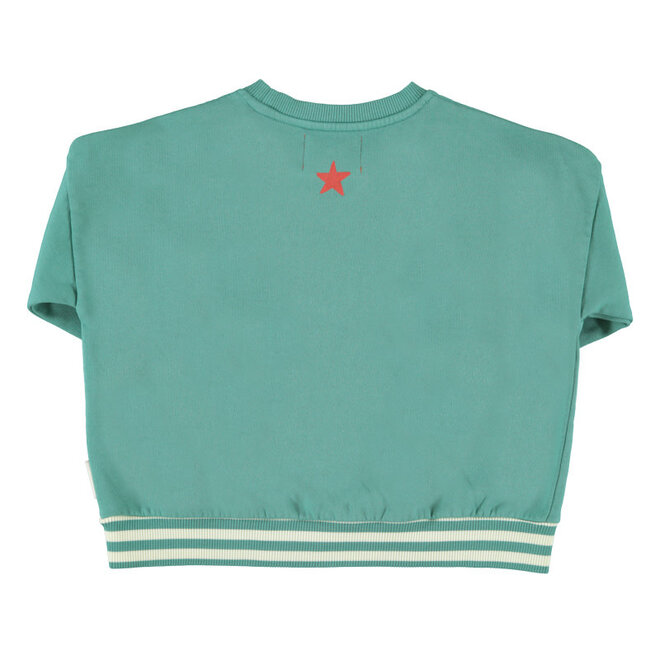Piupiuchick - Sweatshirt green "here we go"