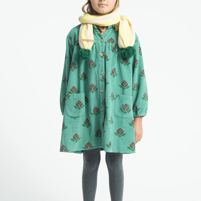 Piupiuchick - Short dress green  big flowers