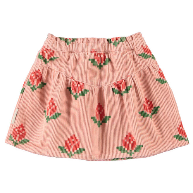 Piupiuchick - Short skirt pink big flowers