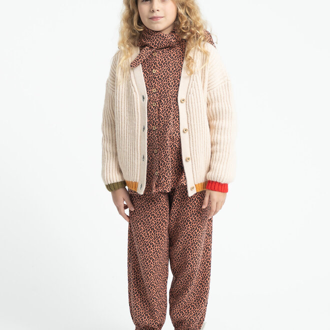 Piupiuchick - Blouse pink animal print
