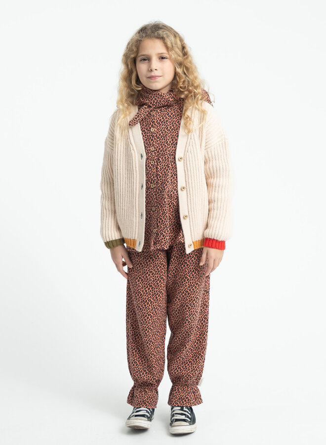 Piupiuchick - Blouse pink animal print