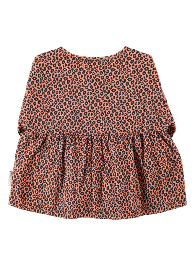 Piupiuchick - Blouse pink animal print